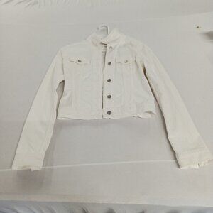 Women's J Brand White Denim Jacket Size XS